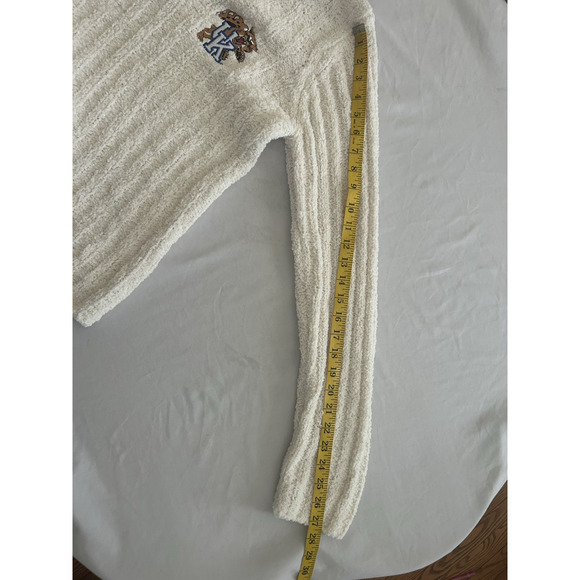 Vintage University of Kentucky Fuzzy Sweater Womens Size XL Ivory NWT - Picture 8 of 8